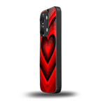 y2k red hearts wine edition back phone cover | glass case for oneplus nord 3