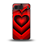 y2k red hearts wine edition back phone cover | glass case for oneplus nord 4