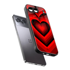 y2k red hearts wine edition back phone cover | glass case for oneplus nord 4