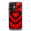y2k red hearts wine edition back phone cover | glass case for oneplus nord ce 3