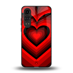 y2k red hearts wine edition back phone cover | glass case for oneplus nord ce 4 lite