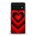 y2k red hearts wine edition back phone cover | glass case for google pixel 6 pro