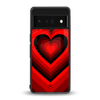 y2k red hearts wine edition back phone cover | glass case for google pixel 6 pro