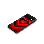 y2k red hearts wine edition back phone cover | glass case for google pixel 6 pro