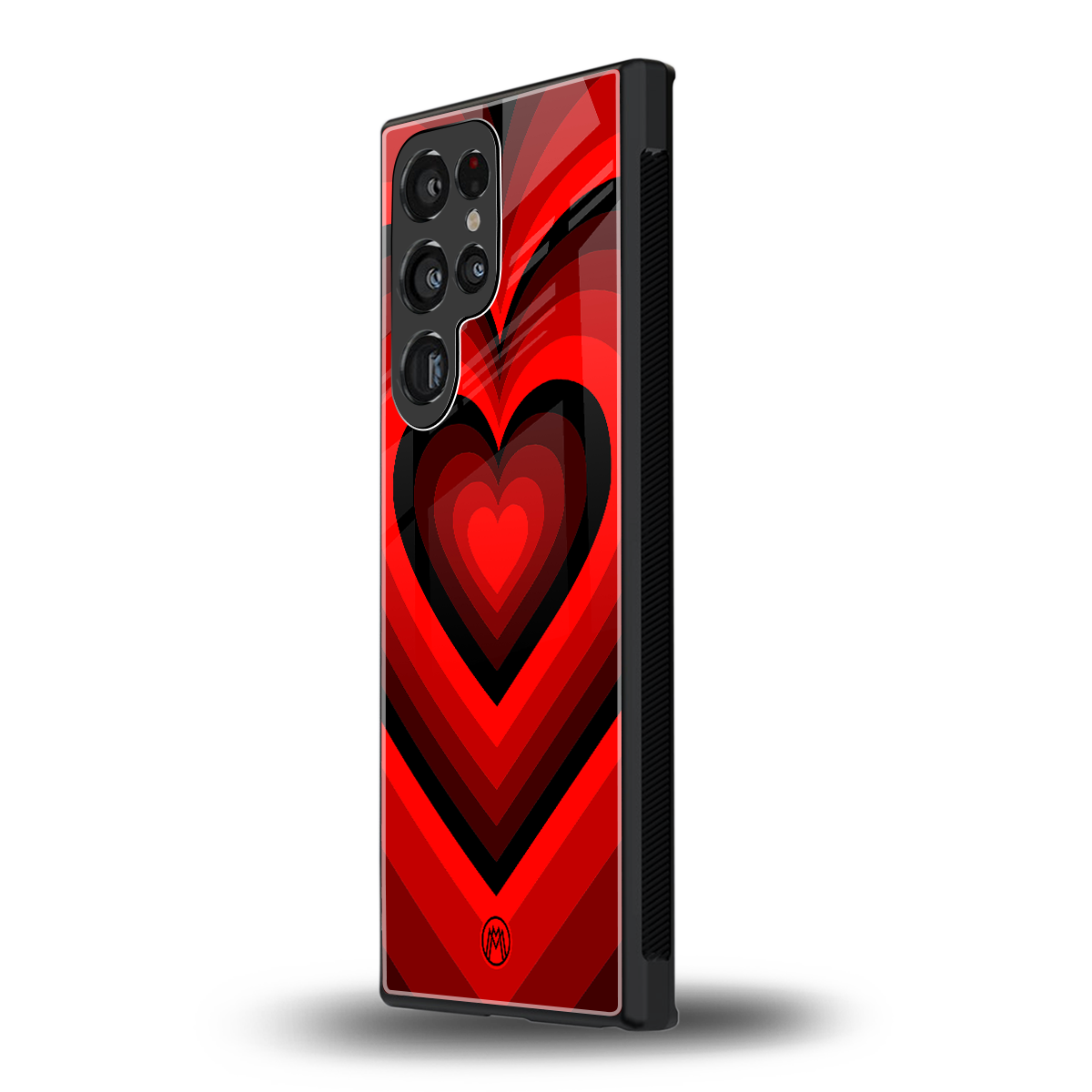 y2k red hearts wine edition back phone cover | glass case for samsung galaxy s23 ultra