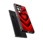 y2k red hearts wine edition back phone cover | glass case for samsung galaxy s25 ultra