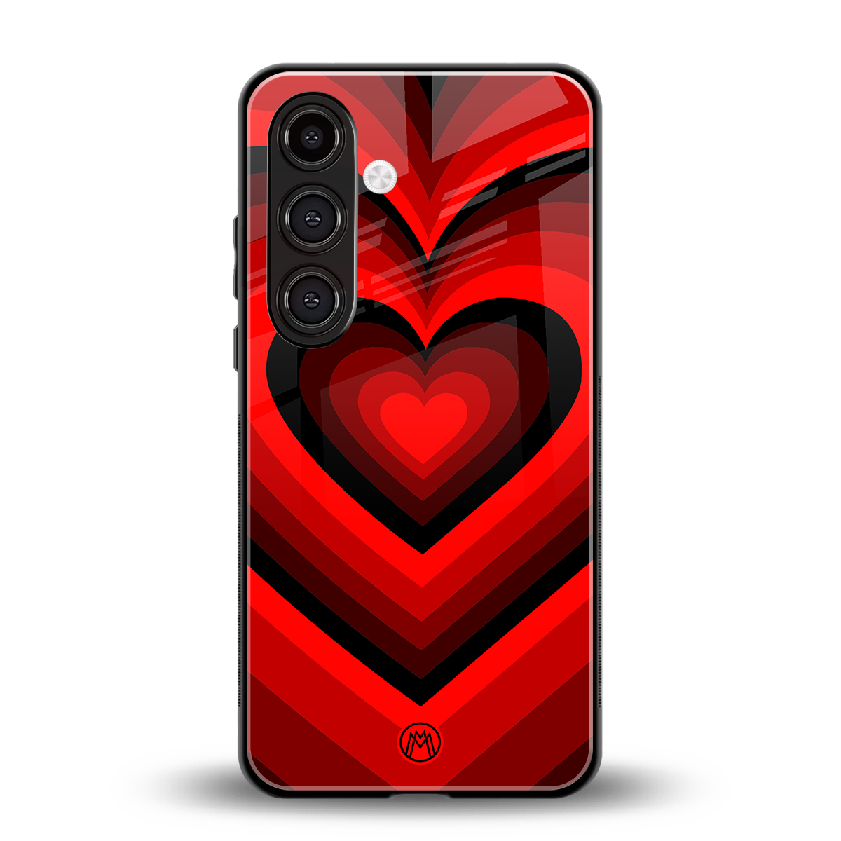 y2k red hearts wine edition back phone cover | glass case for samsung galaxy s24 plus