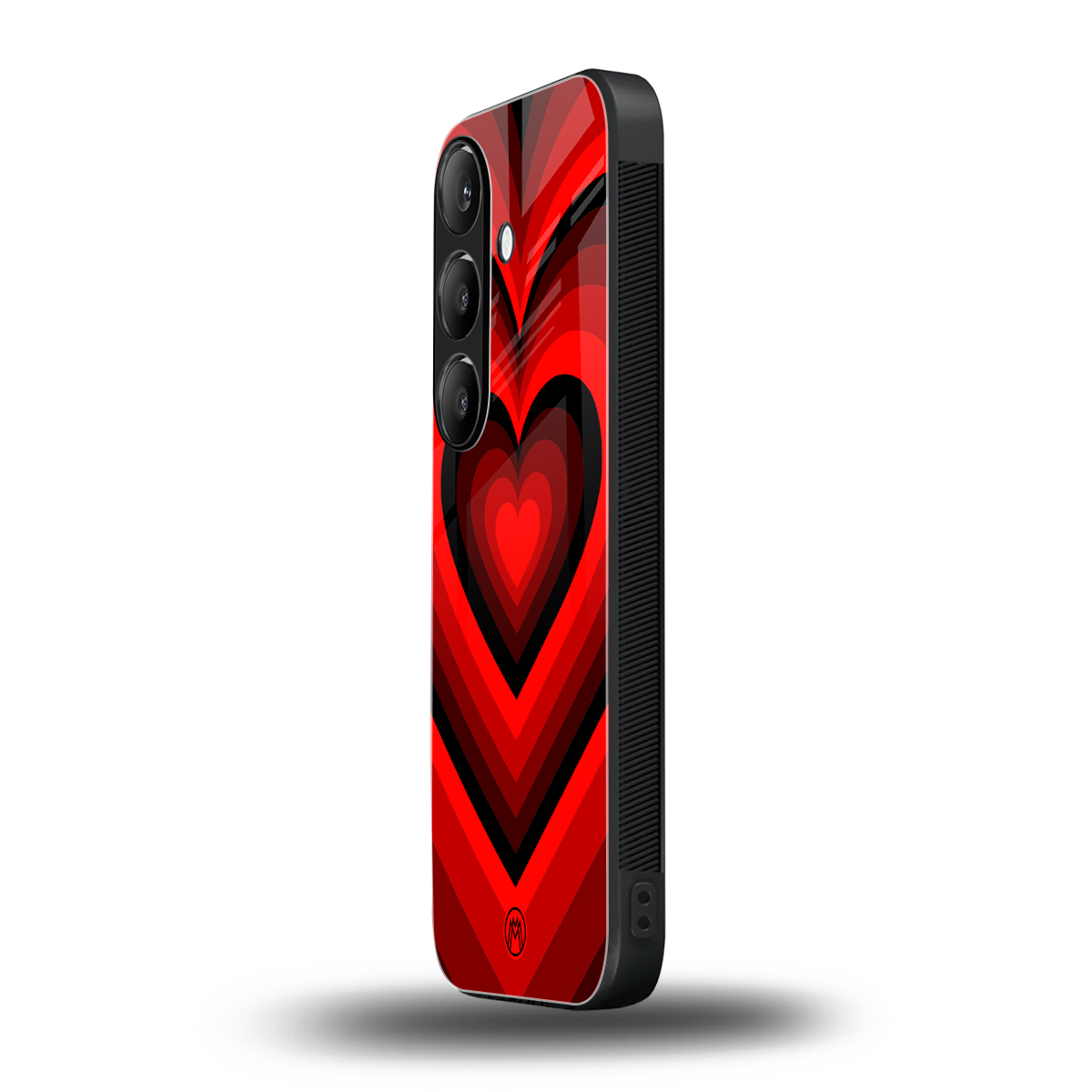 y2k red hearts wine edition back phone cover | glass case for samsung galaxy s23 plus