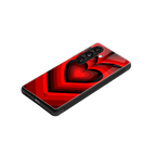 y2k red hearts wine edition back phone cover | glass case for samsung galaxy s24 fe