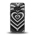 y2k retro black hearts back phone cover | glass case for nothing phone 2a