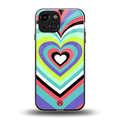 y2k sweet fusion pink hearts back phone cover | glass case for iphone 13 mini