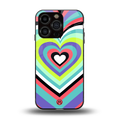 y2k sweet fusion pink hearts back phone cover | glass case for iphone 13 pro
