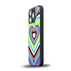 y2k sweet fusion pink hearts back phone cover | glass case for iphone 13 pro