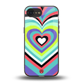 y2k sweet fusion pink hearts back phone cover | glass case for iphone 16e