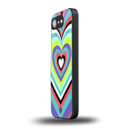 y2k sweet fusion pink hearts back phone cover | glass case for iphone 16e