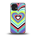 y2k sweet fusion pink hearts back phone cover | glass case for nothing phone 1