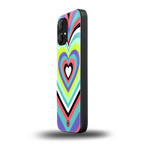 y2k sweet fusion pink hearts back phone cover | glass case for nothing phone 1