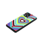 y2k sweet fusion pink hearts back phone cover | glass case for nothing phone 1