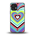 y2k sweet fusion pink hearts back phone cover | glass case for nothing phone 2