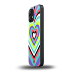 y2k sweet fusion pink hearts back phone cover | glass case for nothing phone 2