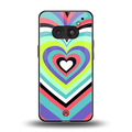 y2k sweet fusion pink hearts back phone cover | glass case for nothing phone 2a