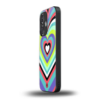 y2k sweet fusion pink hearts back phone cover | glass case for oneplus nord ce 3