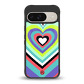 y2k sweet fusion pink hearts back phone cover | glass case for google pixel 9