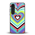 y2k sweet fusion pink hearts back phone cover | glass case for samsung galaxy s25 plus