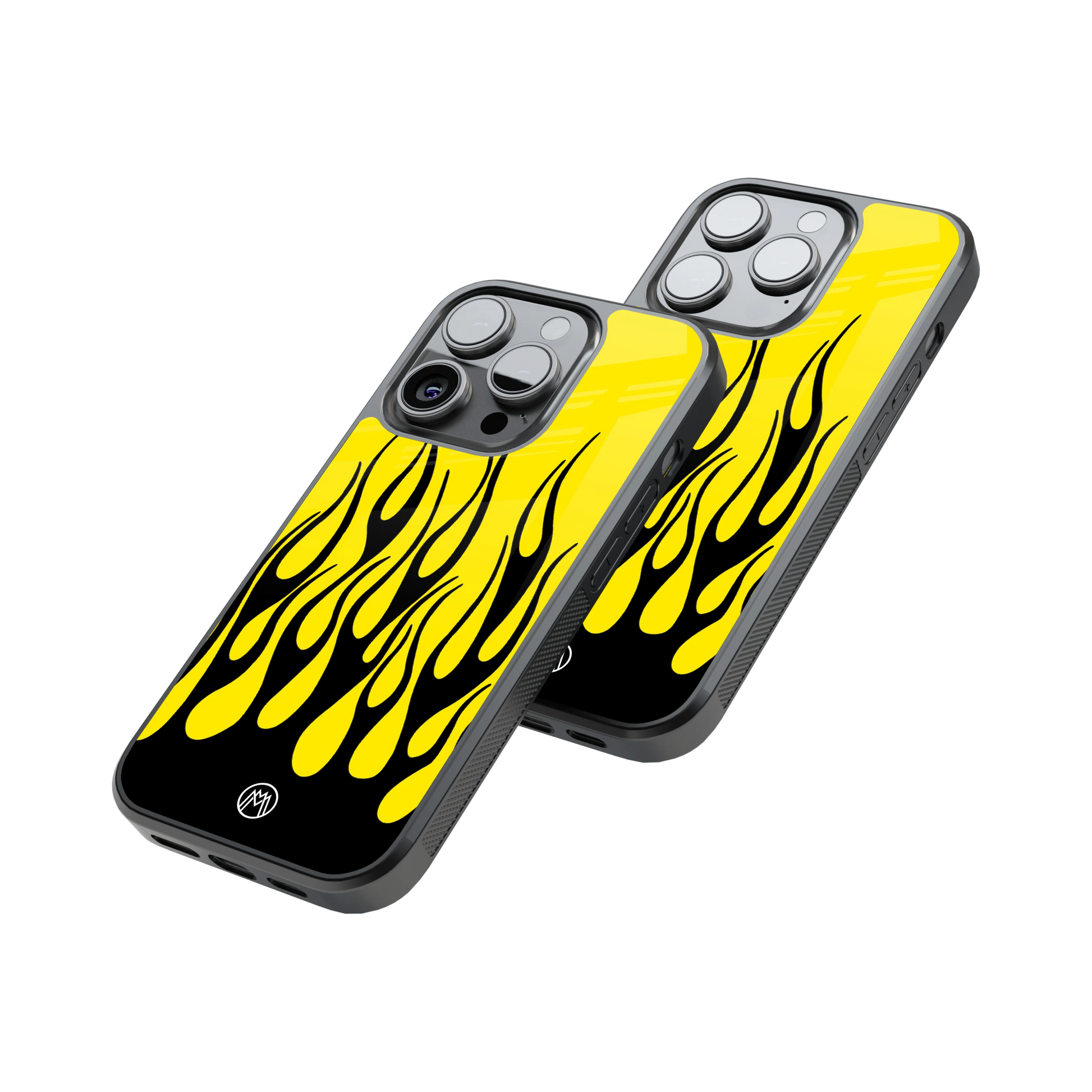 Protective Glass Back Phone Case Compatible with iPhone, Samsung, OnePlus, Pixel & More