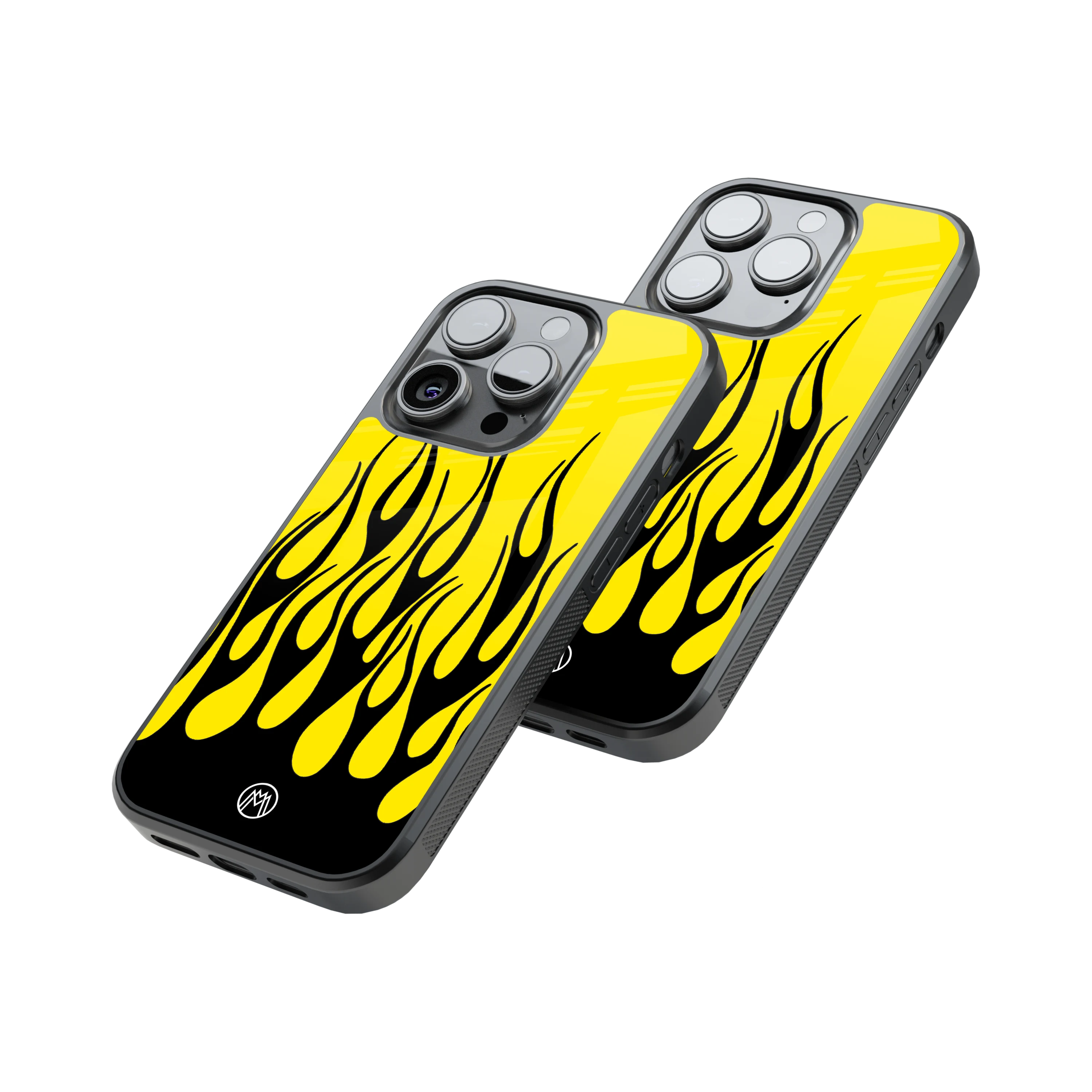 Protective Glass Back Phone Case Compatible with iPhone, Samsung, OnePlus, Pixel & More