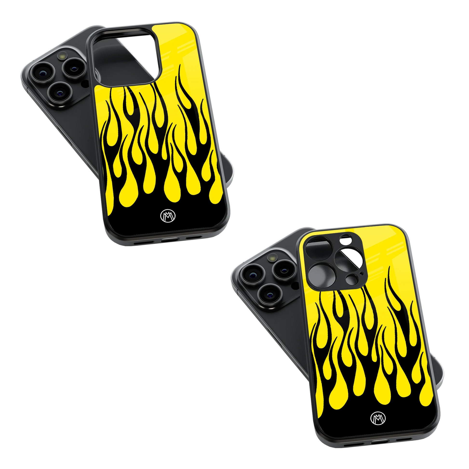Trendy Glass Back Mobile Case for iPhone, Samsung, Redmi, OnePlus, Google Pixel, Motorola