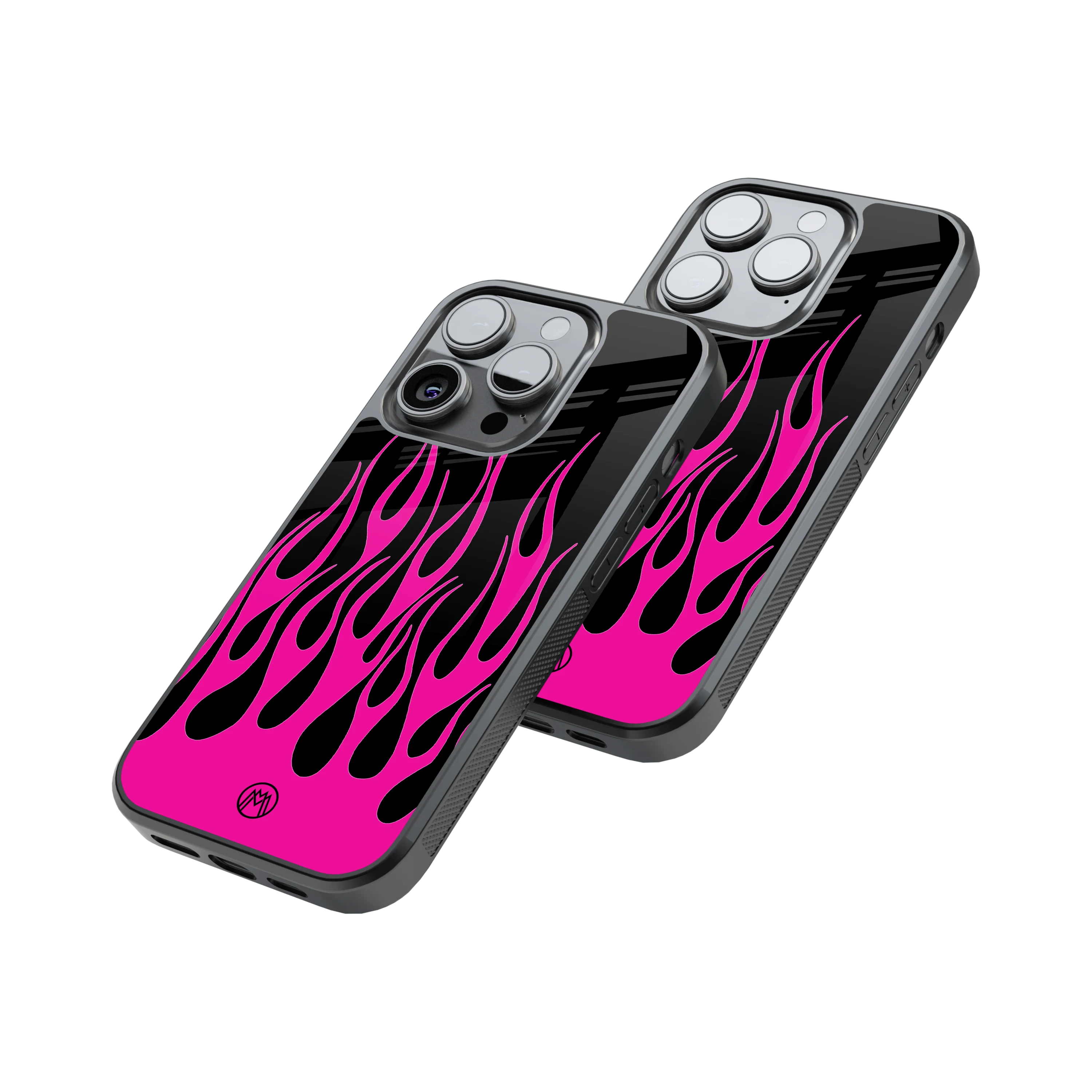 Protective Glass Back Phone Case Compatible with iPhone, Samsung, OnePlus, Pixel & More