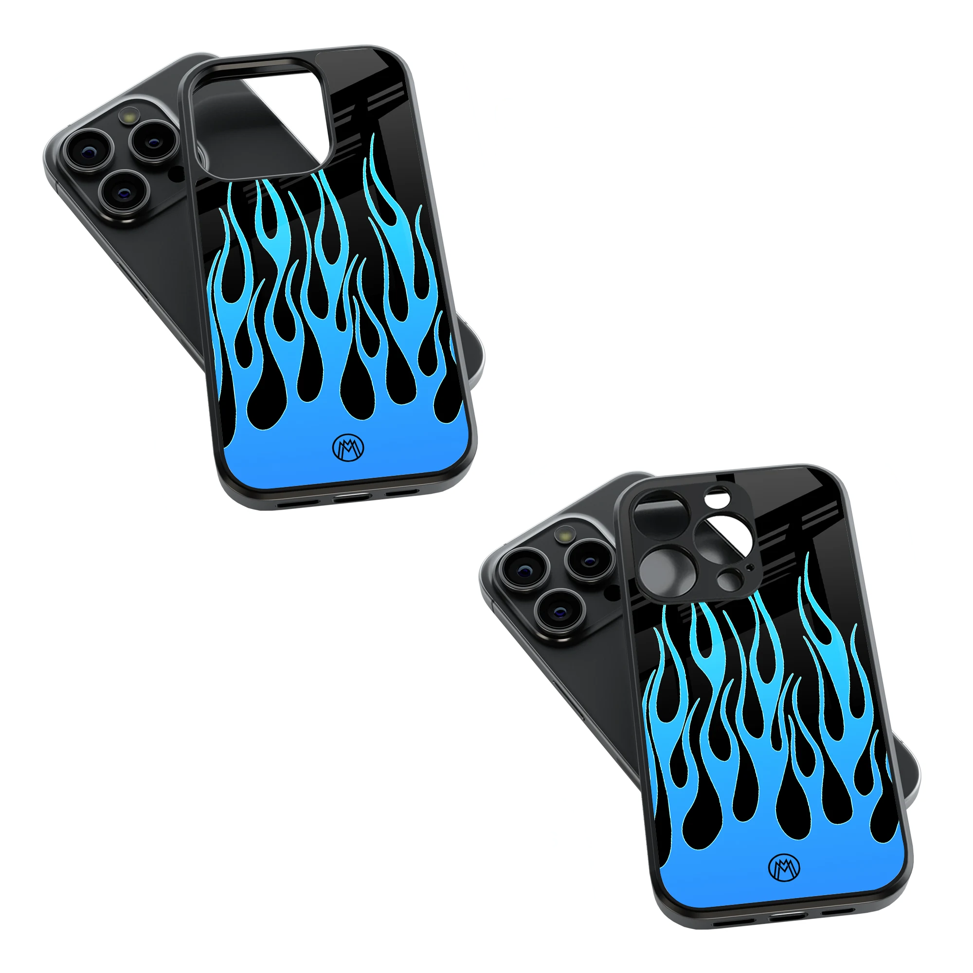 Trendy Glass Back Mobile Case for iPhone, Samsung, Redmi, OnePlus, Google Pixel, Motorola