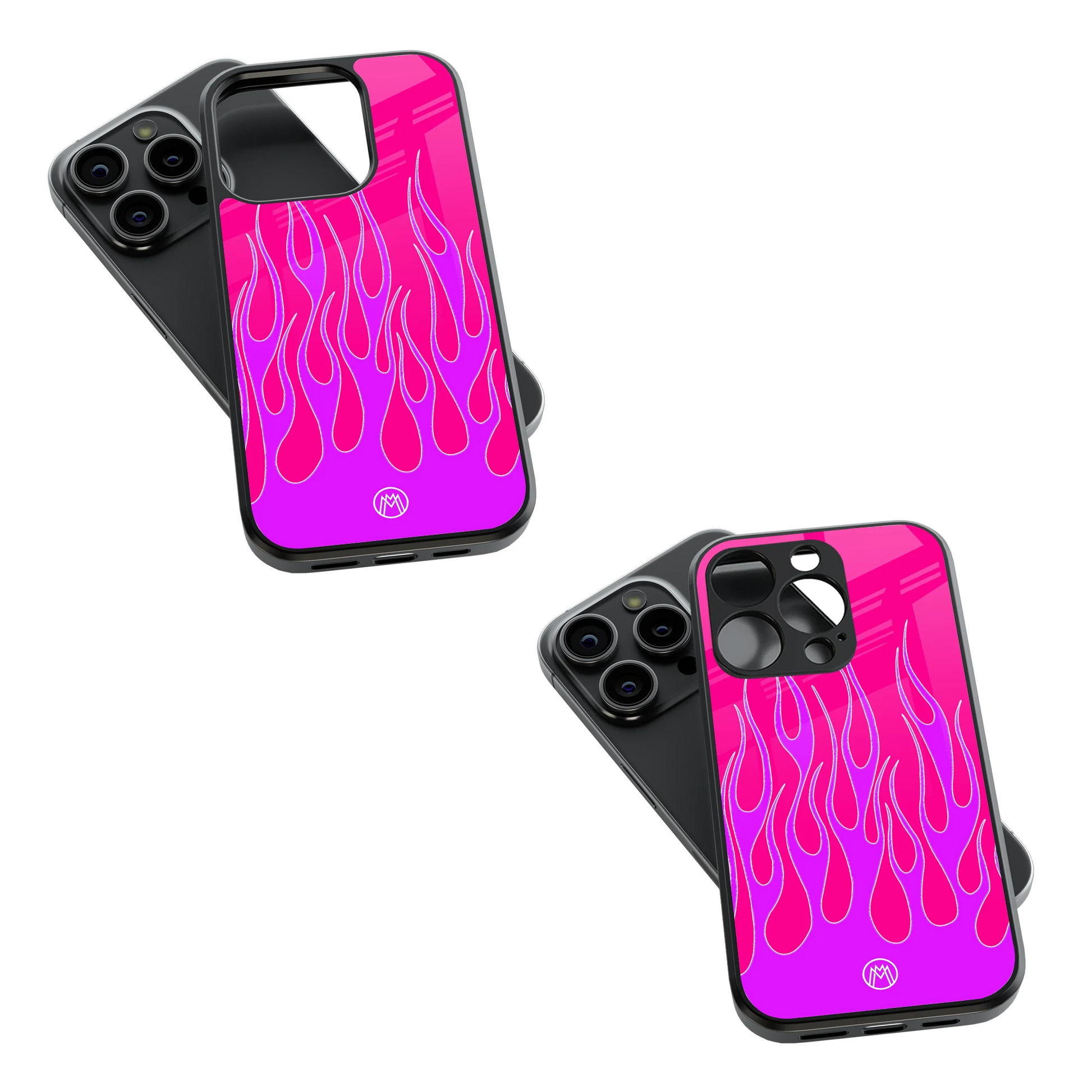 Trendy Glass Back Mobile Case for iPhone, Samsung, Redmi, OnePlus, Google Pixel, Motorola