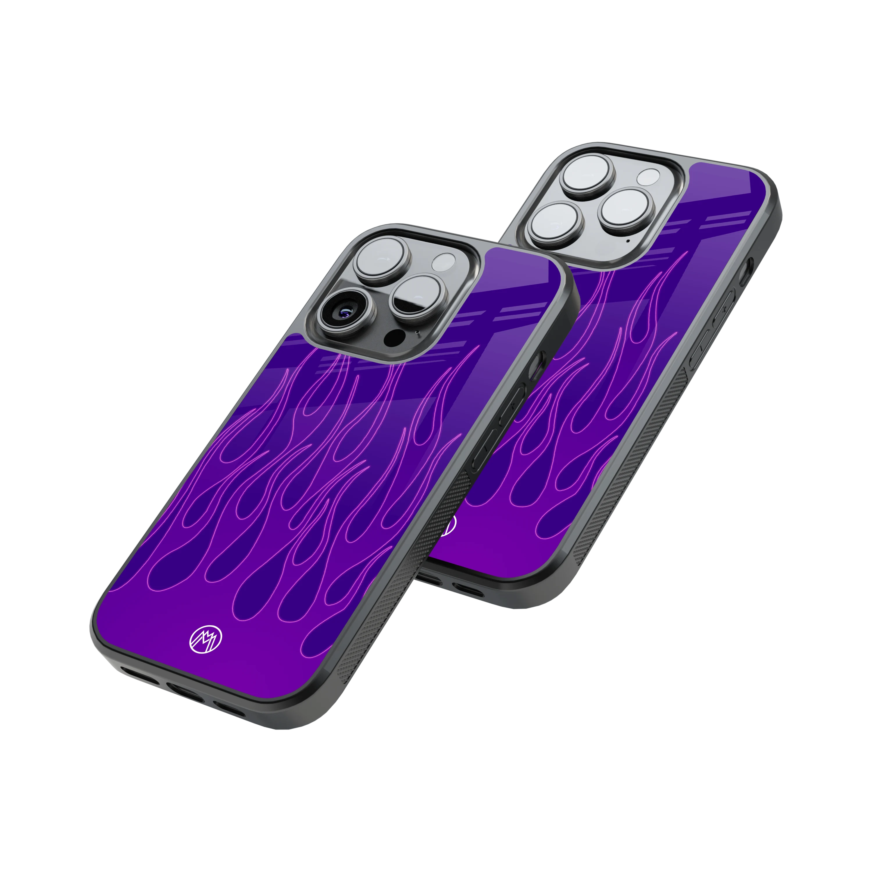 Protective Glass Back Phone Case Compatible with iPhone, Samsung, OnePlus, Pixel & More