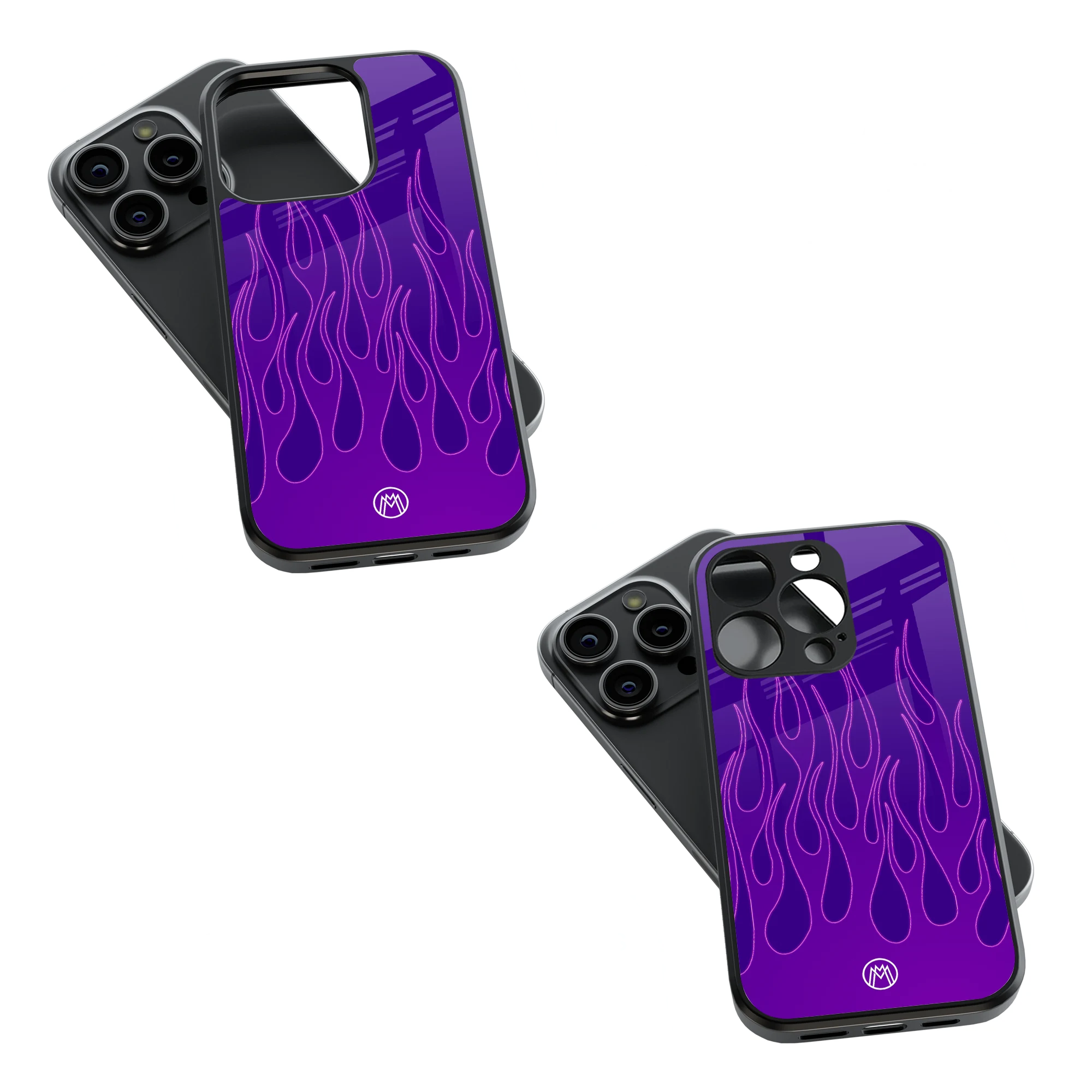Trendy Glass Back Mobile Case for iPhone, Samsung, Redmi, OnePlus, Google Pixel, Motorola