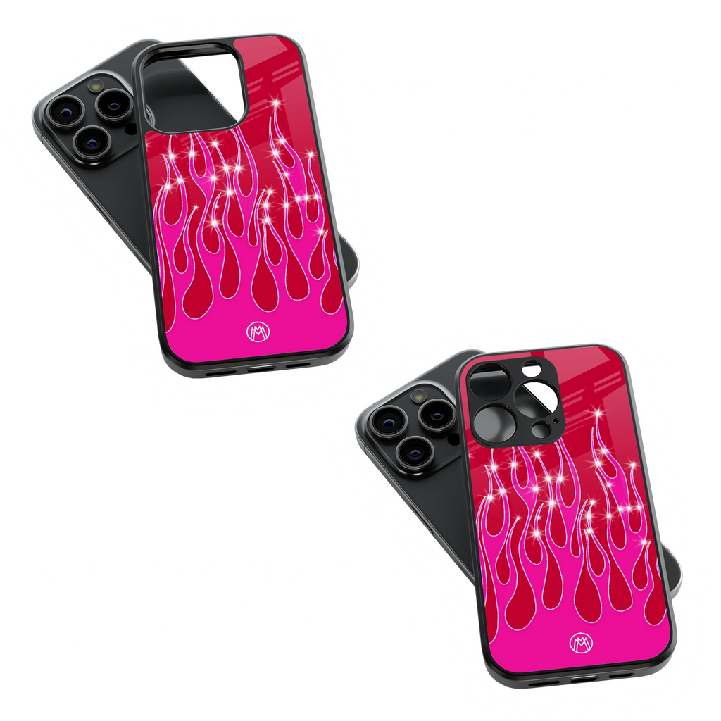 Trendy Glass Back Mobile Case for iPhone, Samsung, Redmi, OnePlus, Google Pixel, Motorola