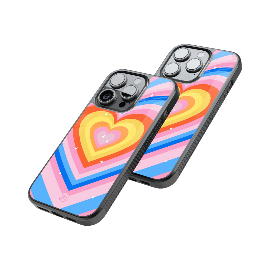 Protective Glass Back Phone Case Compatible with iPhone, Samsung, OnePlus, Pixel & More