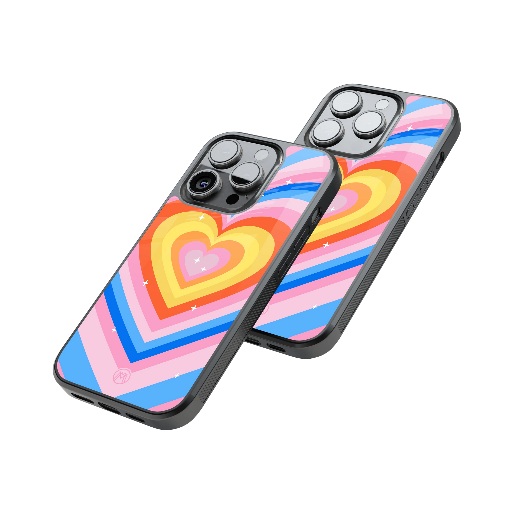 Protective Glass Back Phone Case Compatible with iPhone, Samsung, OnePlus, Pixel & More