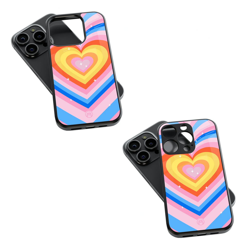 Trendy Glass Back Mobile Case for iPhone, Samsung, Redmi, OnePlus, Google Pixel, Motorola
