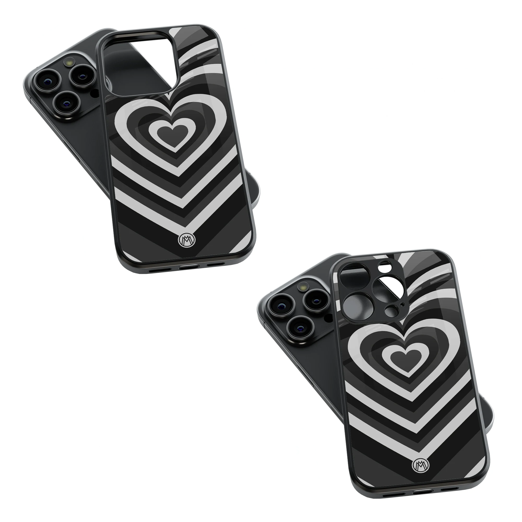Trendy Glass Back Mobile Case for iPhone, Samsung, Redmi, OnePlus, Google Pixel, Motorola