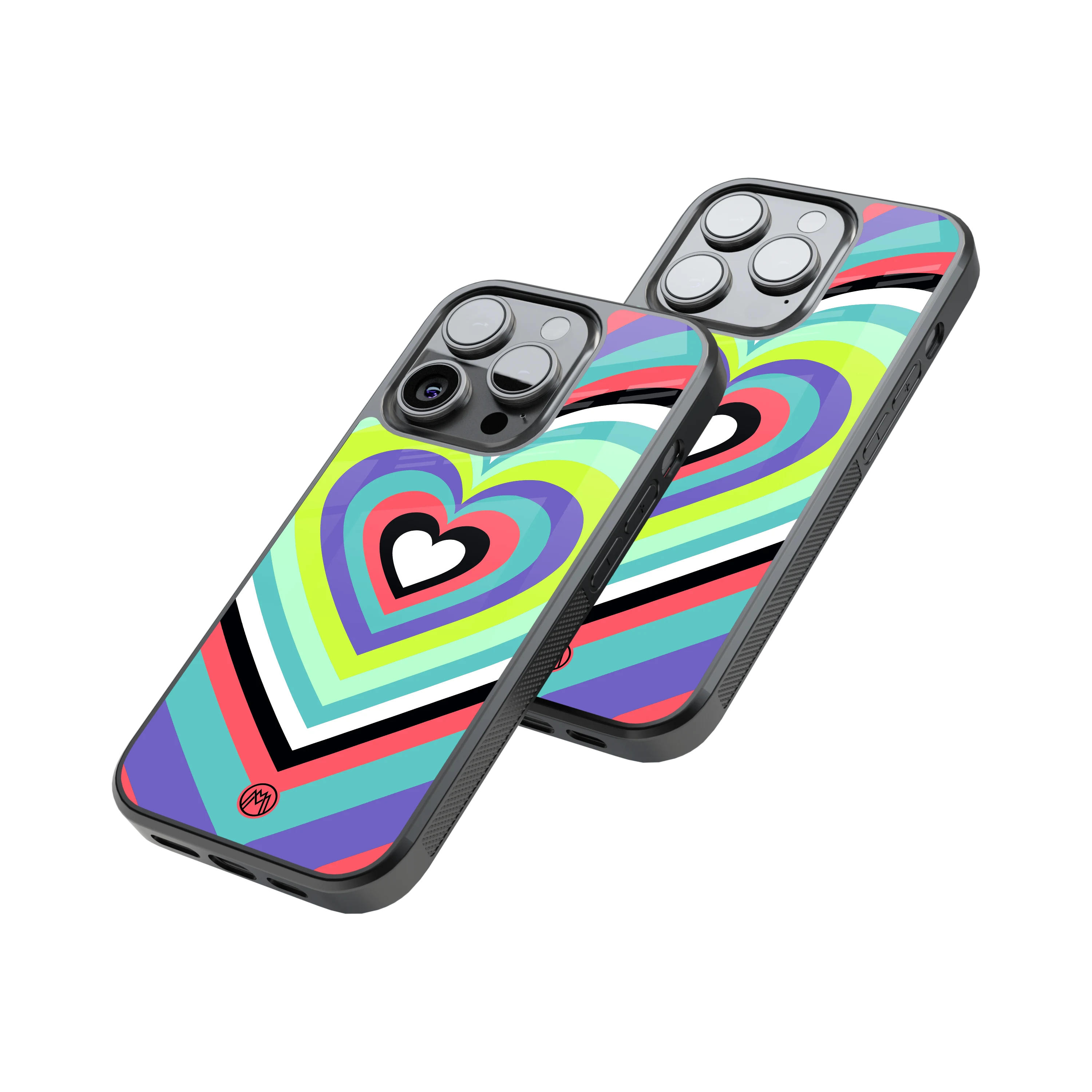 Protective Glass Back Phone Case Compatible with iPhone, Samsung, OnePlus, Pixel & More