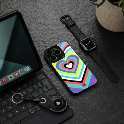 y2k sweet fusion pink hearts back phone cover | glass case for samsung galaxy s23 ultra