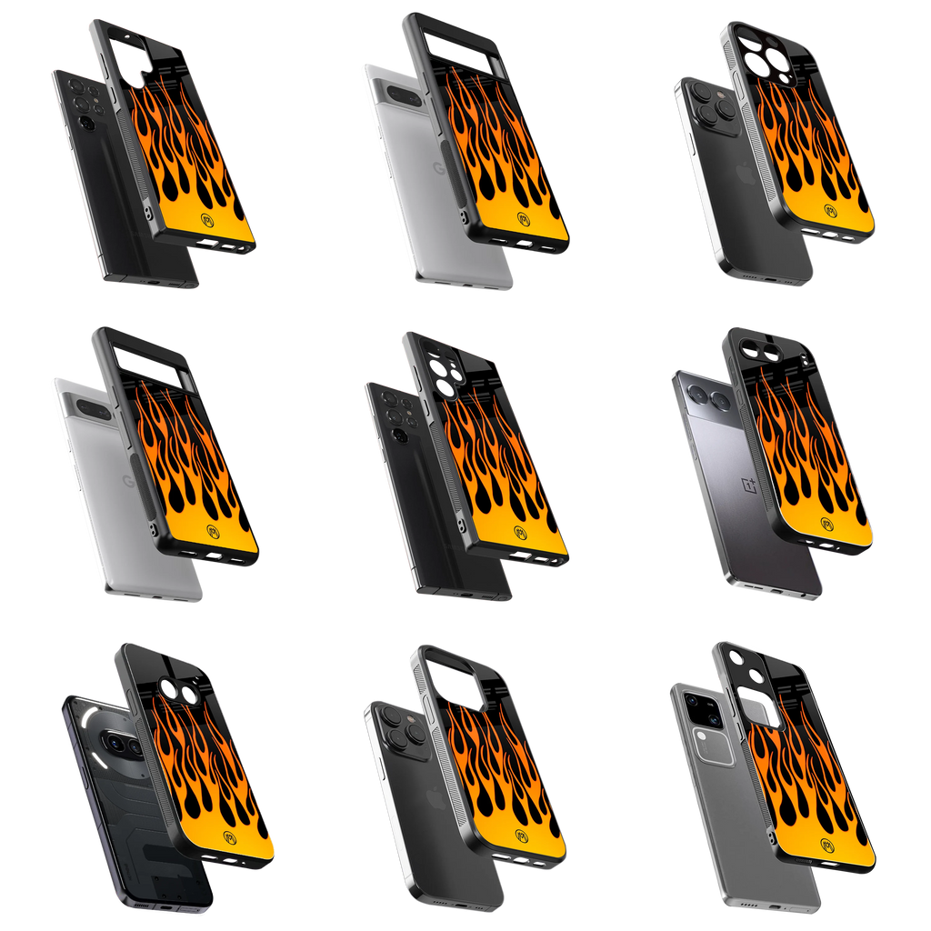 Durable Glass Back Mobile Case for iPhone, Samsung, OnePlus, Google Pixel, Redmi, Vivo, Oppo