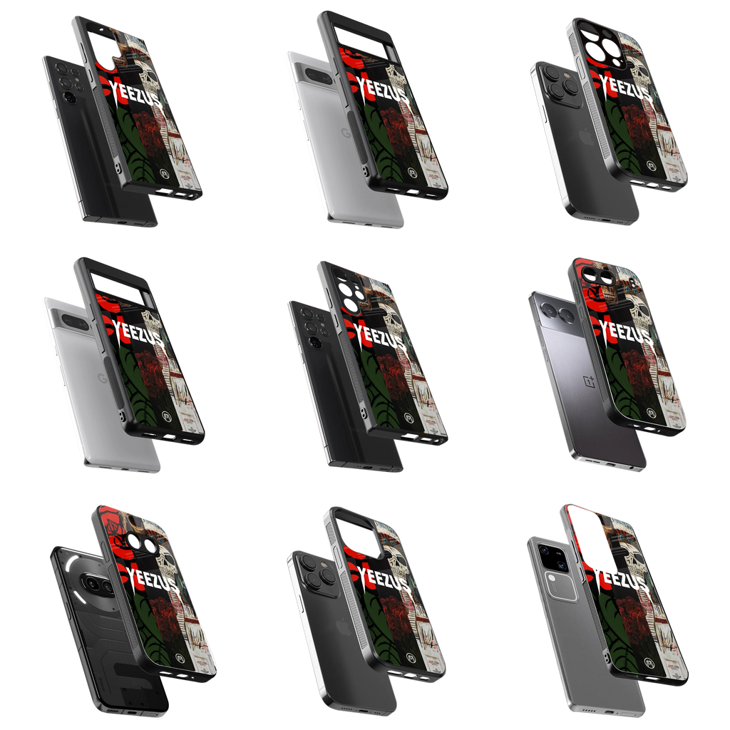 Durable Glass Back Mobile Case for iPhone, Samsung, OnePlus, Google Pixel, Redmi, Vivo, Oppo