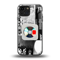 yeezus back phone cover | glass case for iphone 13 mini