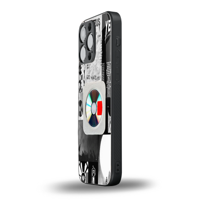 yeezus back phone cover | glass case for iphone 13 pro max