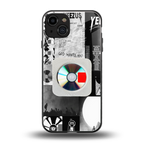 yeezus back phone cover | glass case for iphone 15