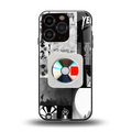 yeezus back phone cover | glass case for iphone 16 pro