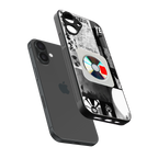 yeezus back phone cover | glass case for iphone 16
